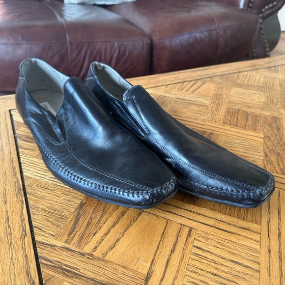 Steve Madden Men's Black Leather Loafers - Picture 11 of 11